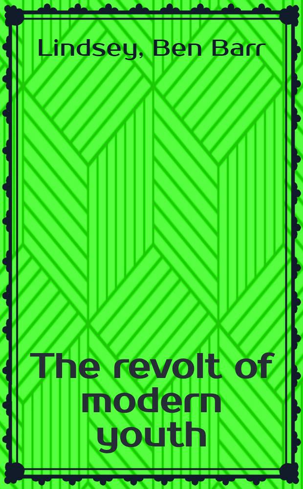 The revolt of modern youth