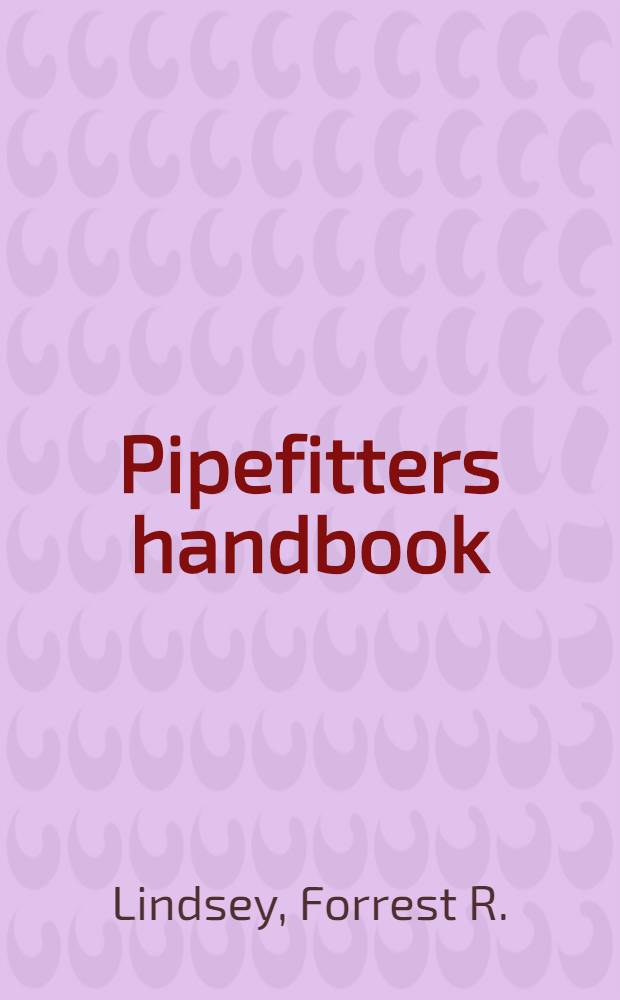 Pipefitters handbook