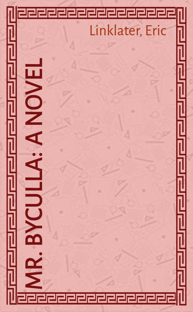 Mr. Byculla : A novel