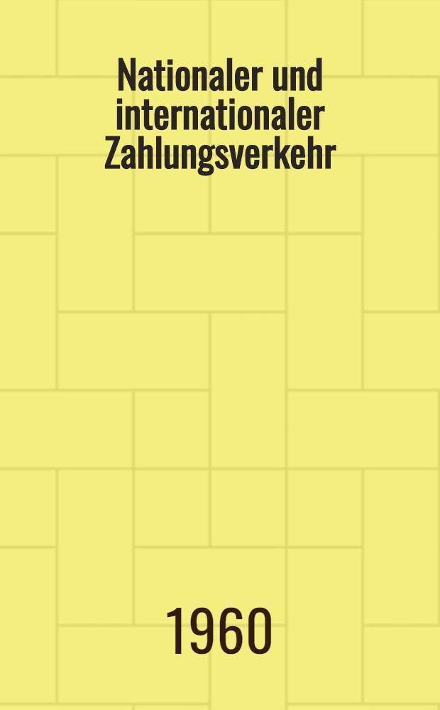 Nationaler und internationaler Zahlungsverkehr