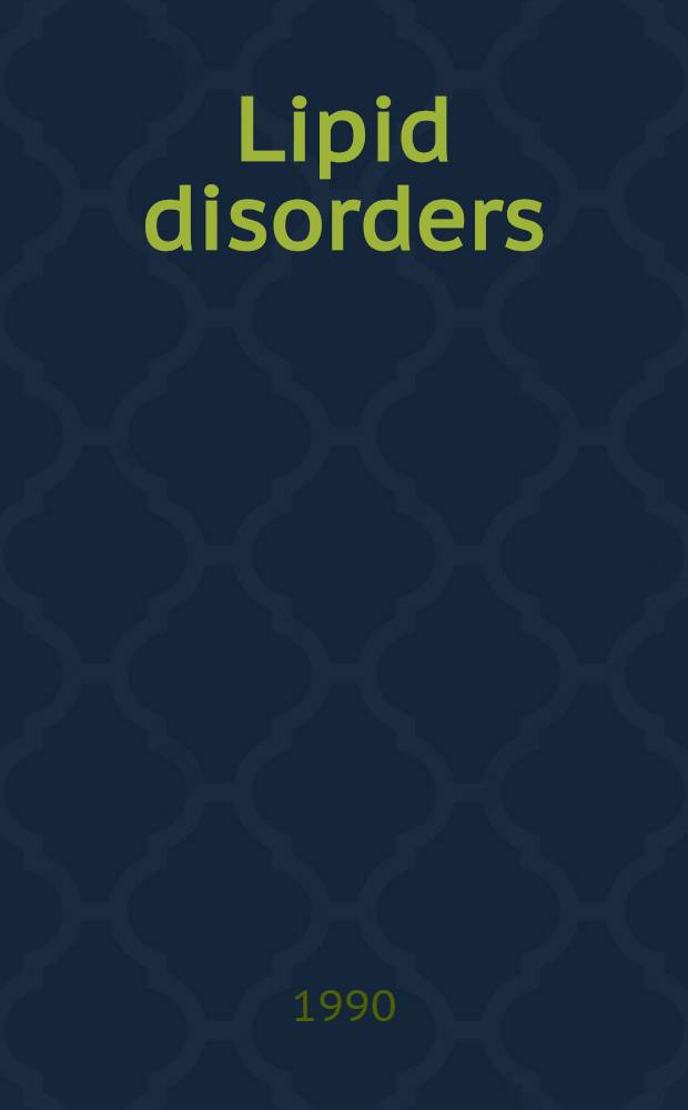 Lipid disorders