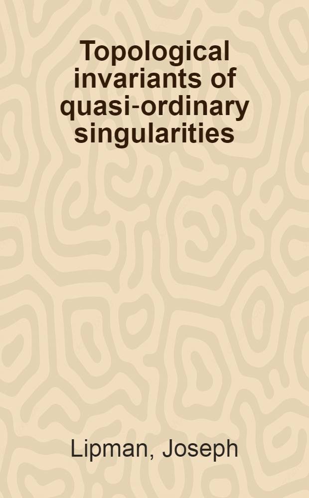 Topological invariants of quasi-ordinary singularities