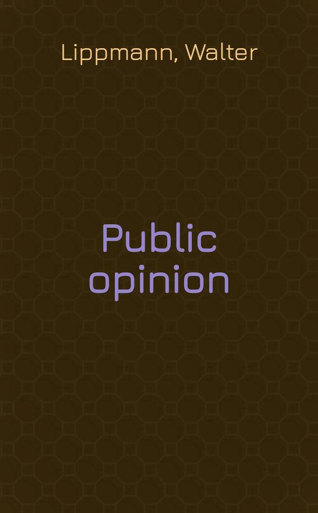 Public opinion