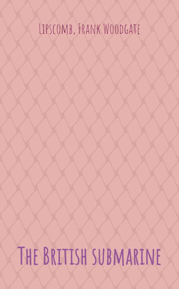 The British submarine