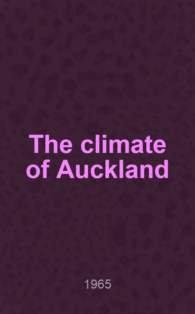 The climate of Auckland