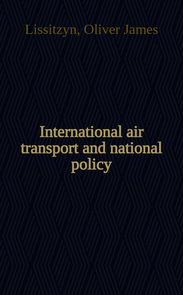 International air transport and national policy