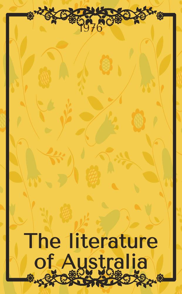 The literature of Australia