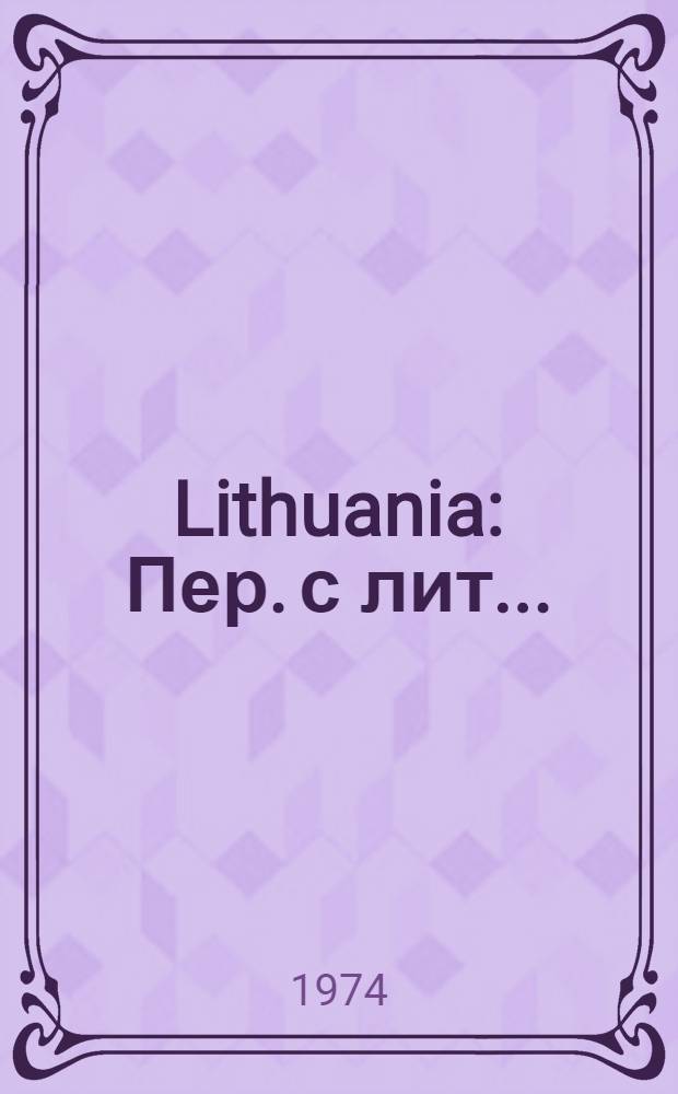 Lithuania : Пер. с лит. ...