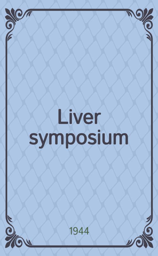 Liver symposium