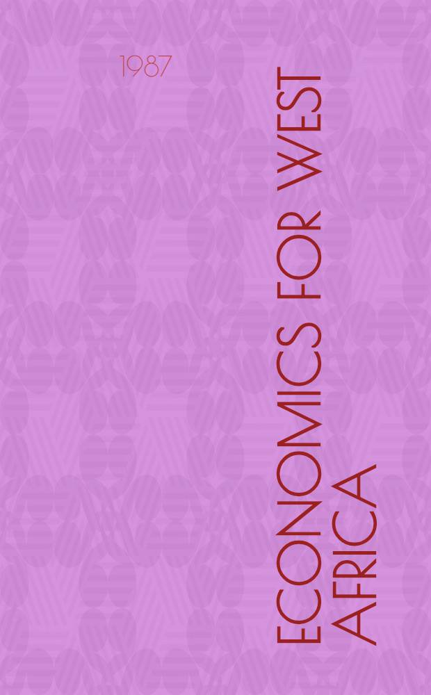 Economics for West Africa