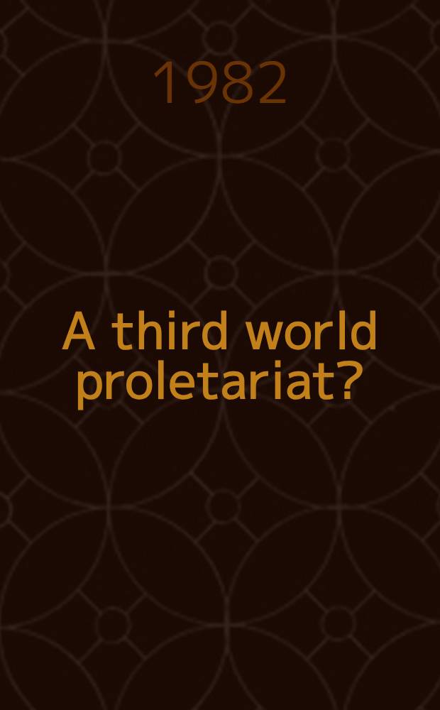 A third world proletariat?