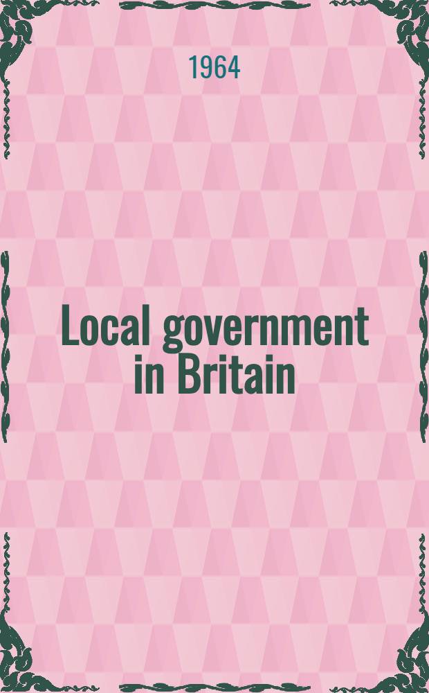 Local government in Britain