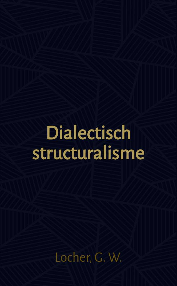 Dialectisch structuralisme