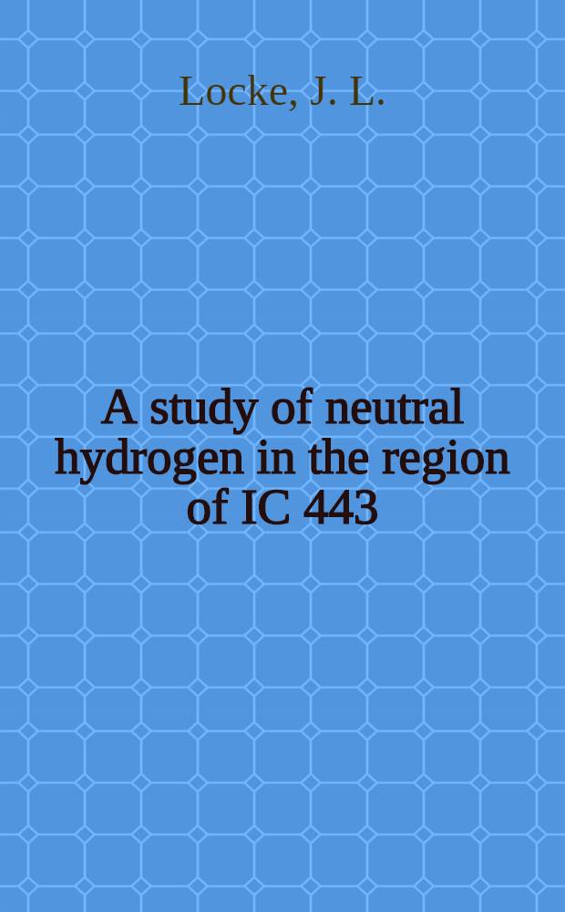 A study of neutral hydrogen in the region of IC 443