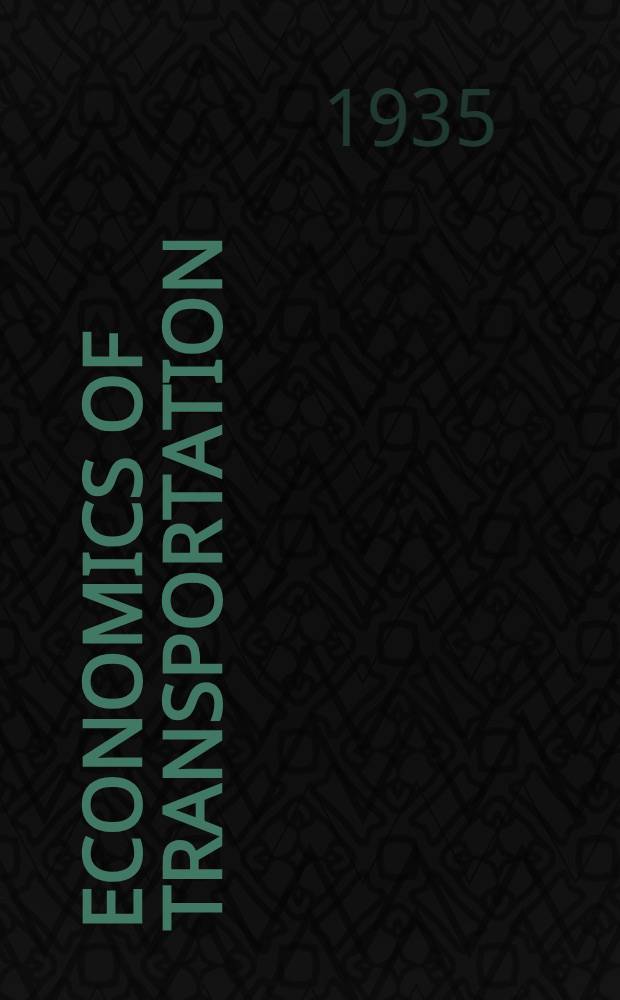 Economics of transportation