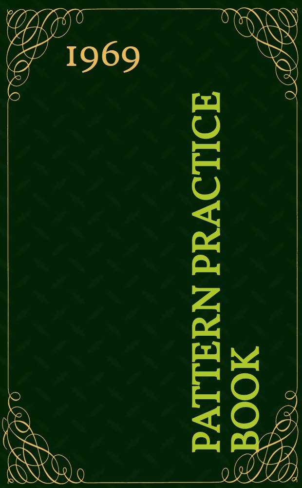 Pattern practice book