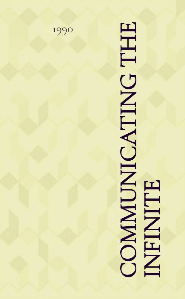 Communicating the infinite : The emergence of the Habad School