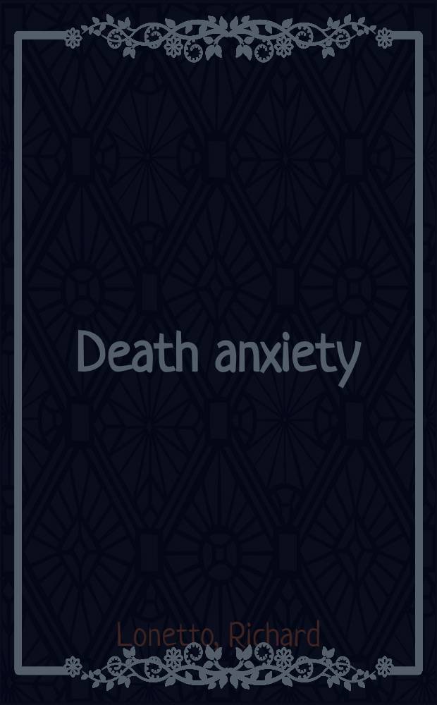 Death anxiety