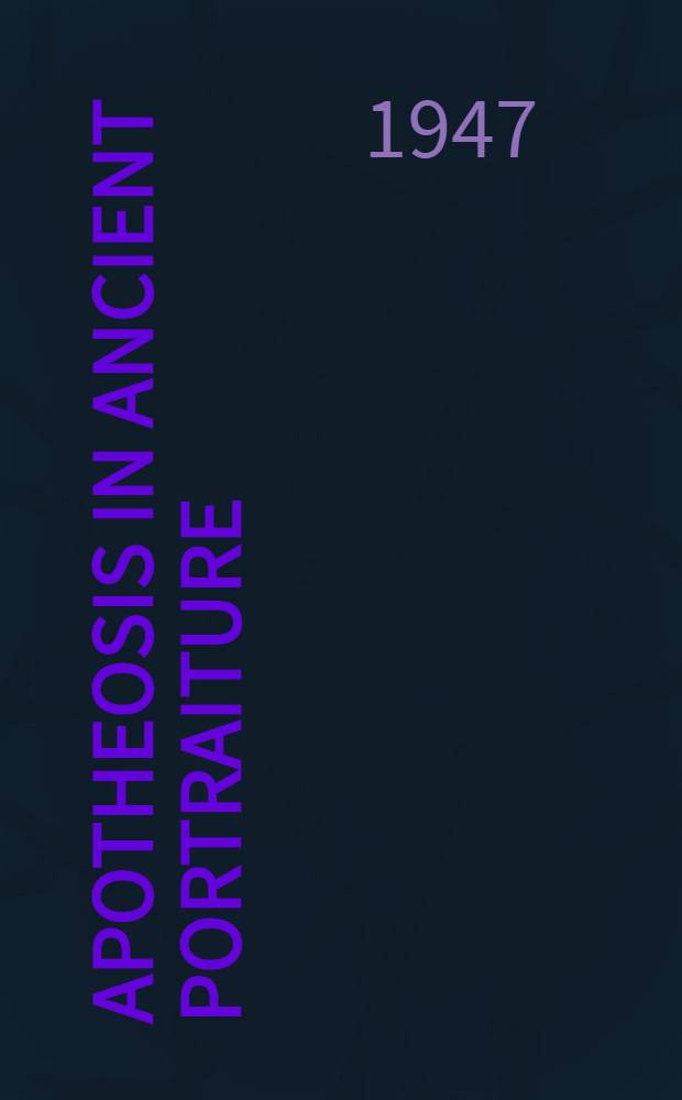 Apotheosis in ancient portraiture