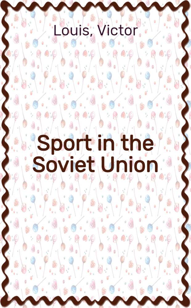 Sport in the Soviet Union