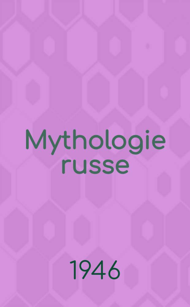 Mythologie russe