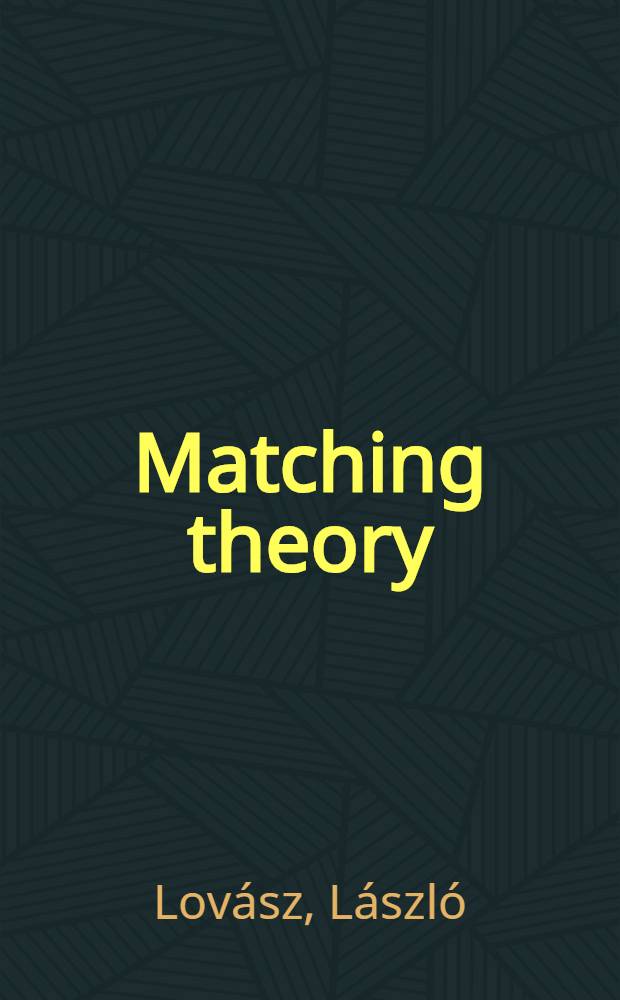 Matching theory