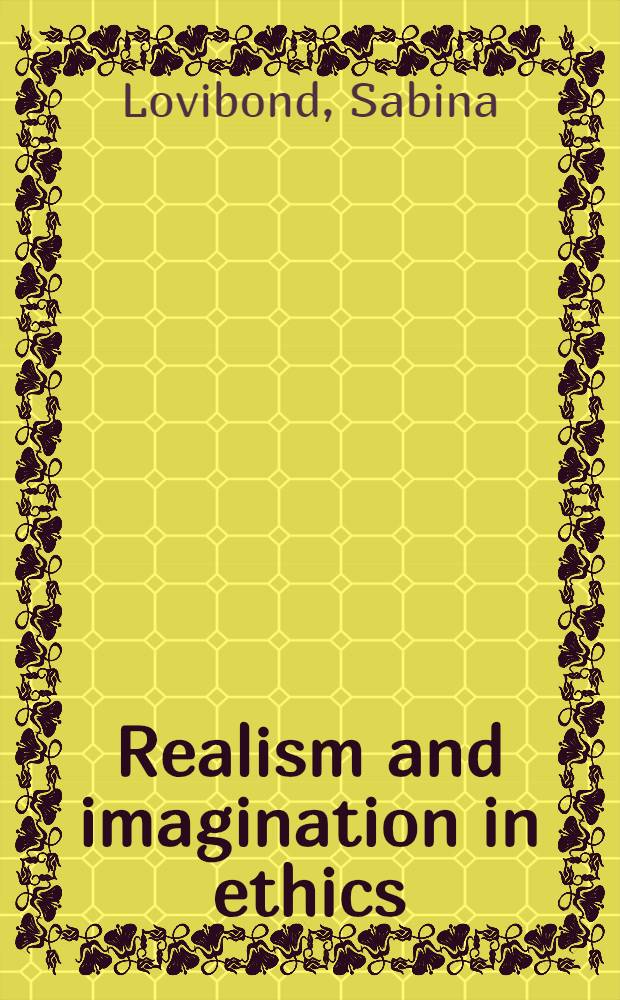 Realism and imagination in ethics
