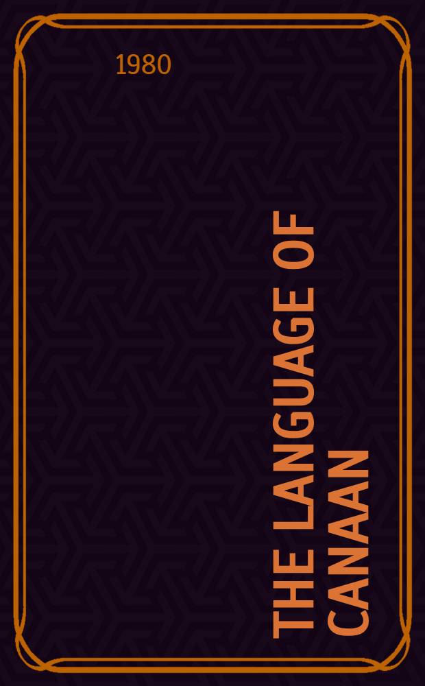 The language of Canaan : Metaphor a. symbol in New England from the Puritans to the transcendentalists