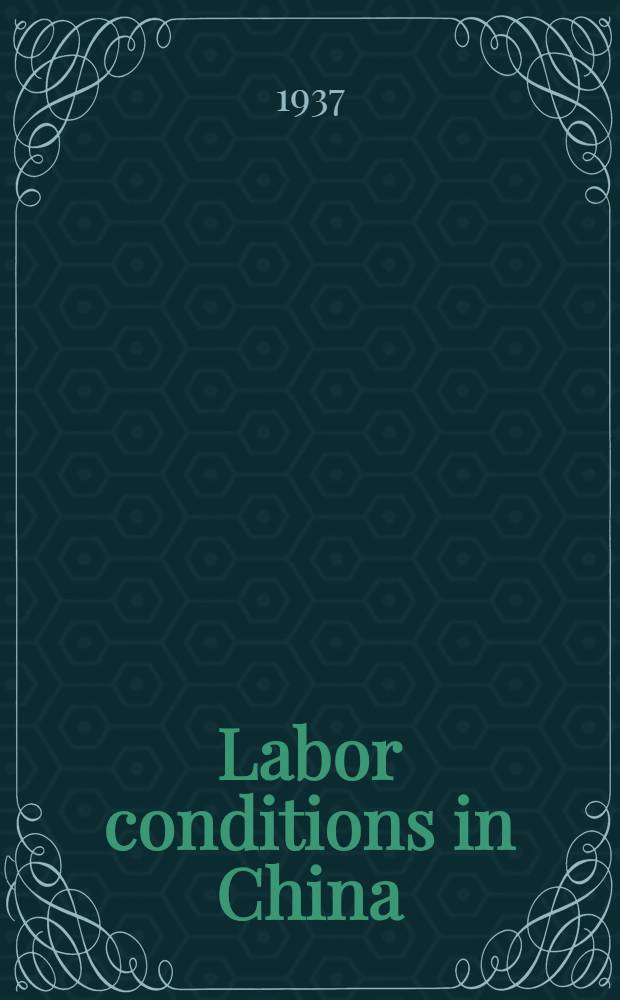 Labor conditions in China