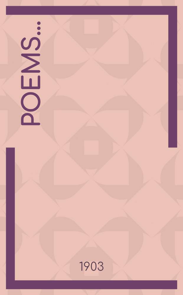 Poems ...
