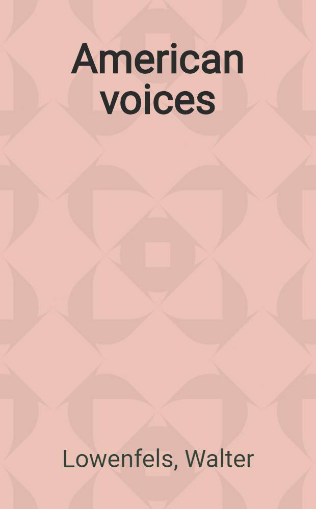 American voices