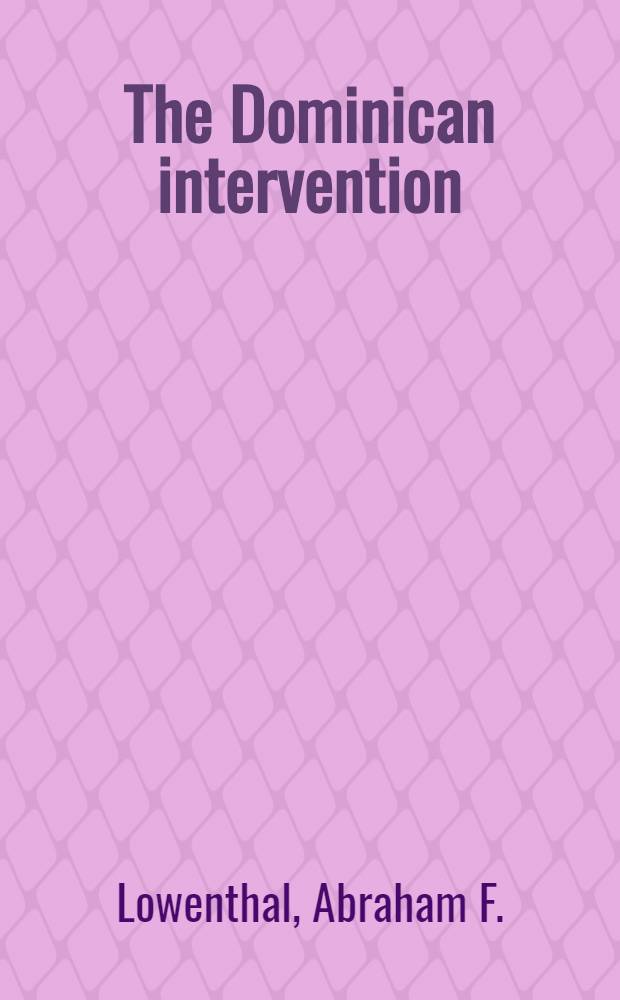 The Dominican intervention