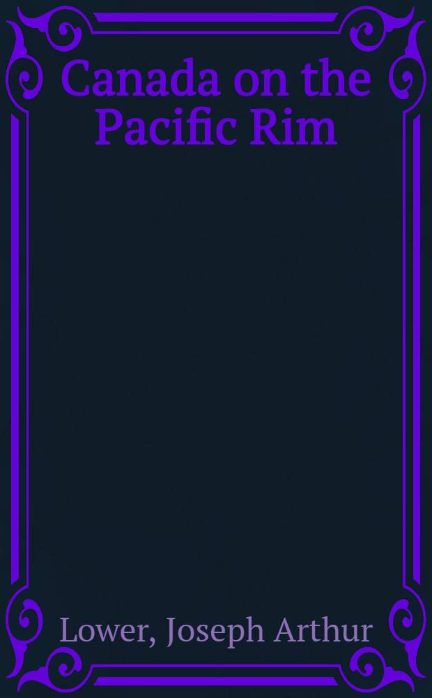 Canada on the Pacific Rim