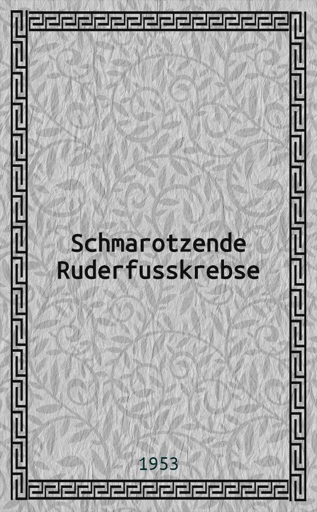 Schmarotzende Ruderfusskrebse : Ein Weg des Parasitismus