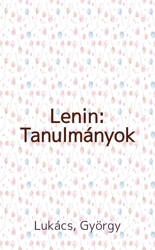 Lenin : Tanulmányok
