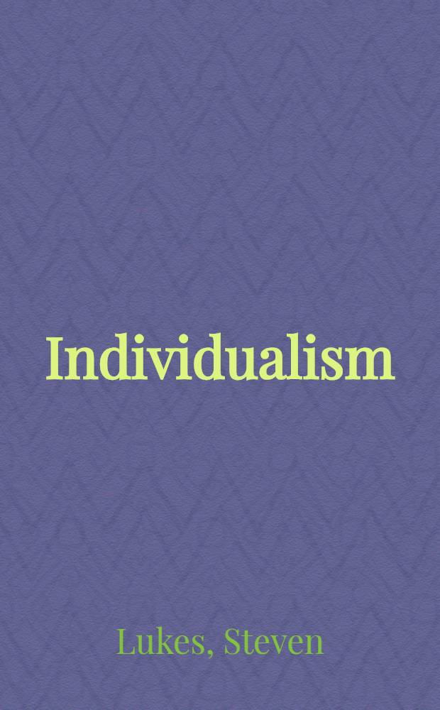 Individualism