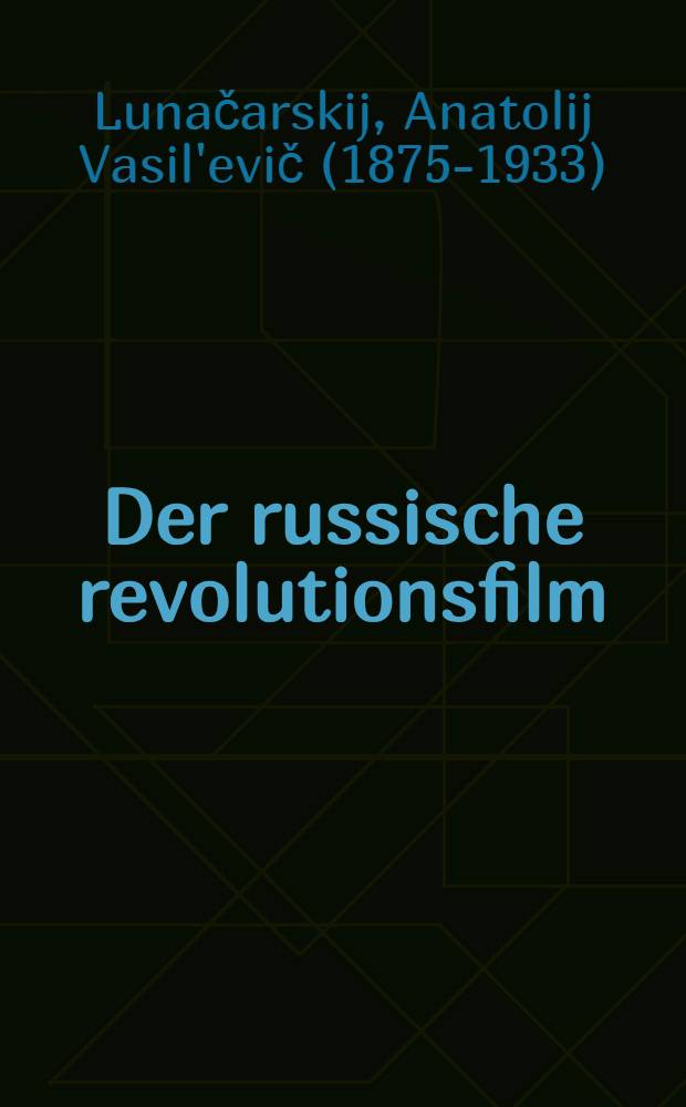 Der russische revolutionsfilm