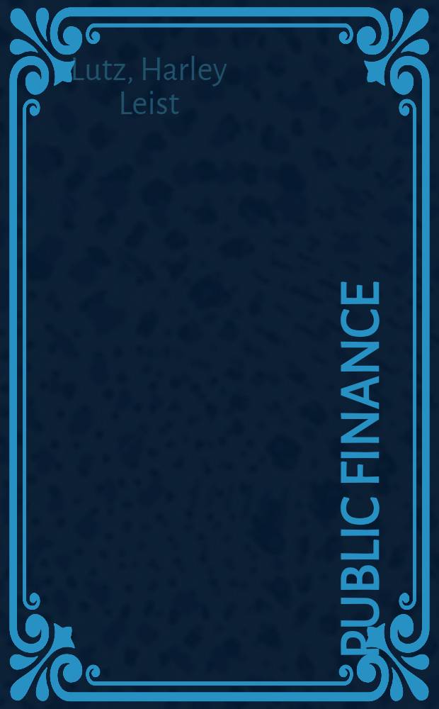 Public finance
