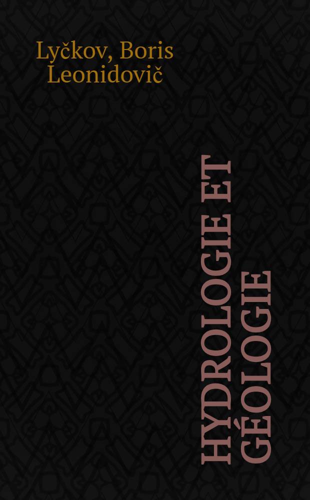 ... Hydrologie et géologie