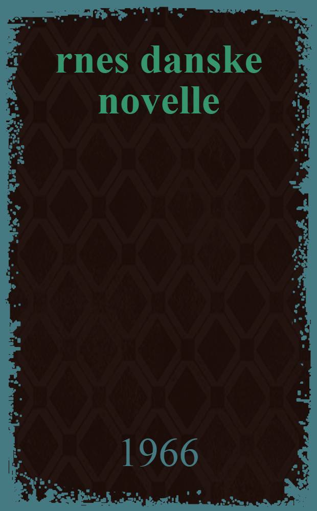 30rnes danske novelle