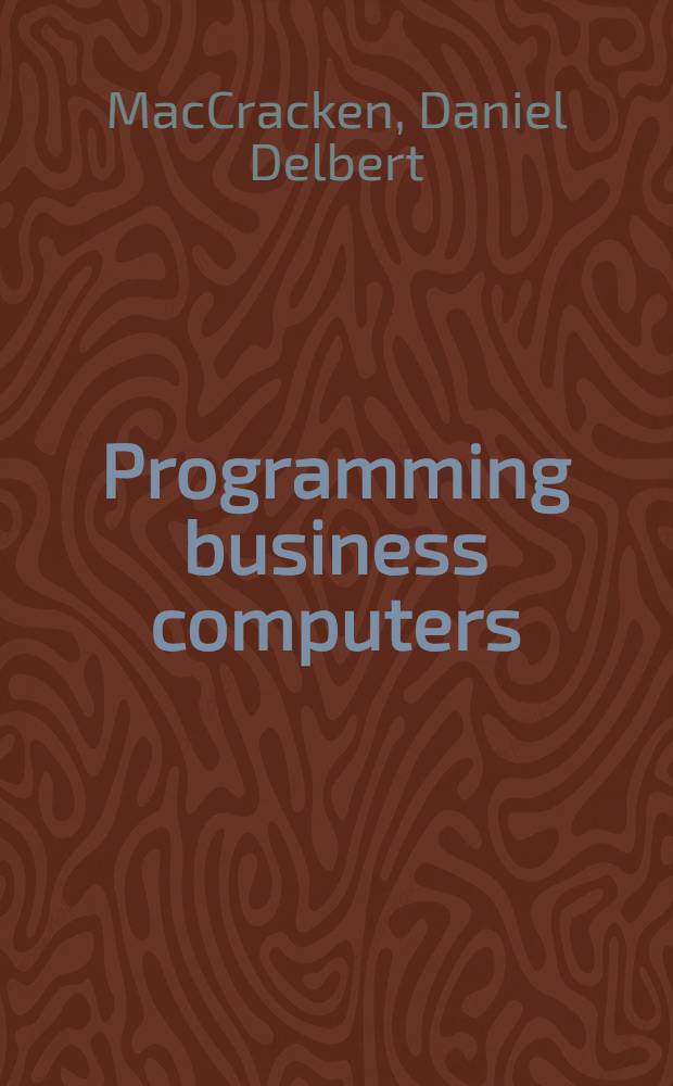 Programming business computers
