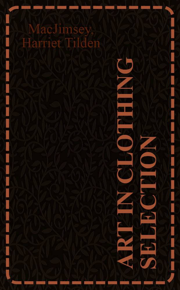 Art in clothing selection