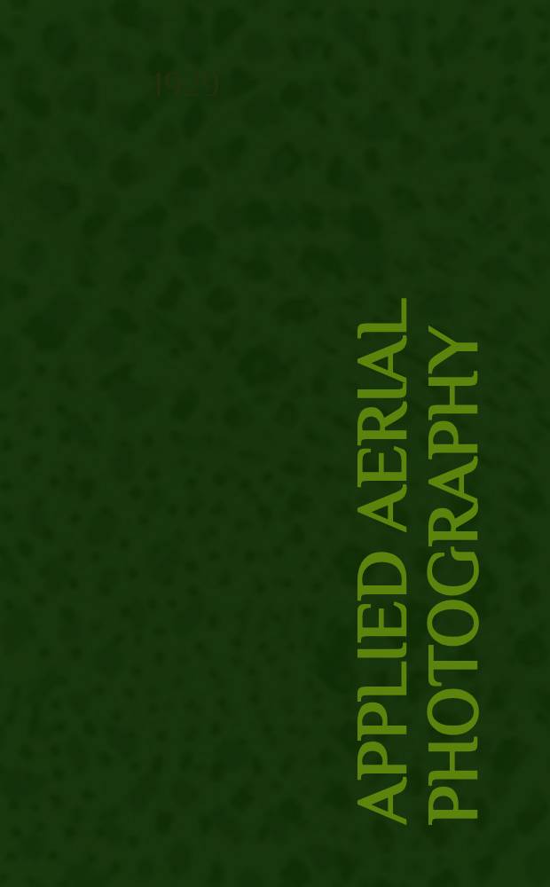 Applied aerial photography