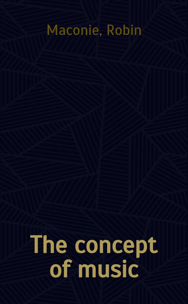 The concept of music
