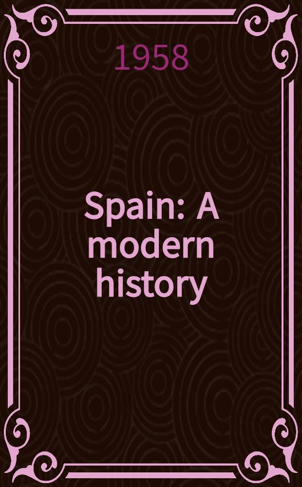 Spain : A modern history