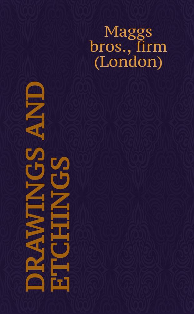 Drawings and etchings