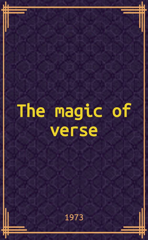 The magic of verse