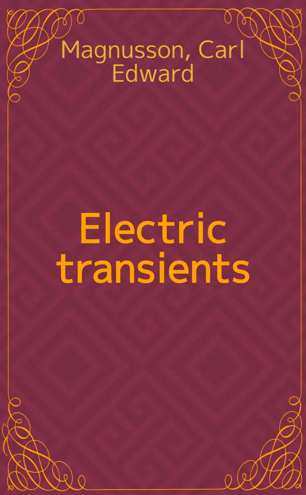 Electric transients