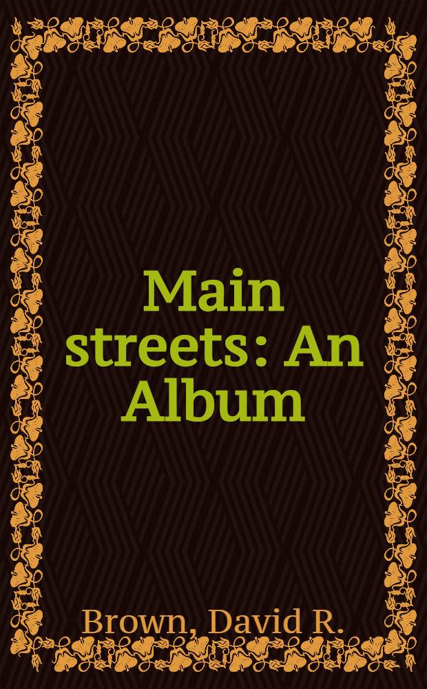 Main streets : An Album