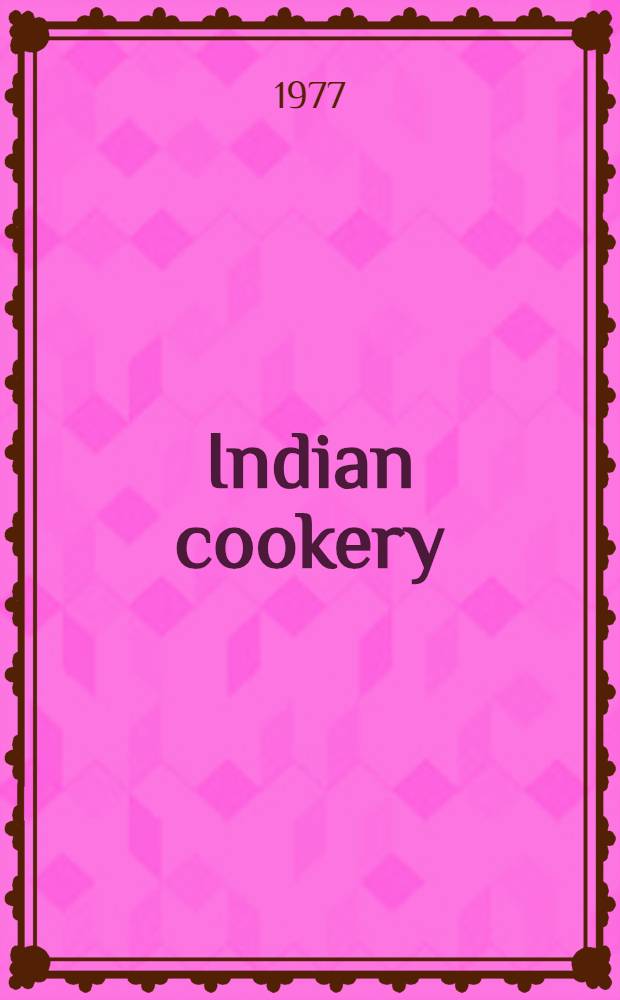 Indian cookery